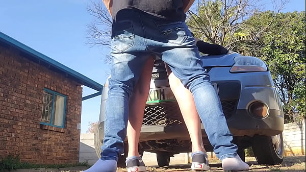 Stepdaughter getting fucked on her first car