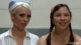 Electrosluts - 18 year old candy striper used and abused by sadistic lesbian nurse in gynecology hospital. preview 2