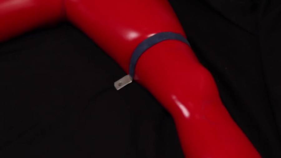 Fetish Porn – Red Latex and Restraints