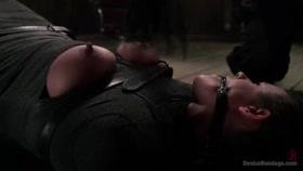 Device Bondage – Bratty MILF gets tortured and made to cum!!
