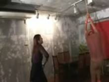 Domination – Three mistresses whip a slave