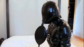 Fetish Porn – Latex Doll with Rebreather