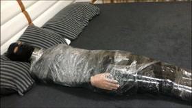 Mummified, Whipped and Orgasm Tortured in Latex – Chinese