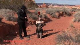 Ponygirl in Desert
