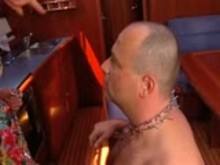 Slave on a boat