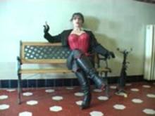 Trans BDSM – Mistress training her Rubber Sissy boy