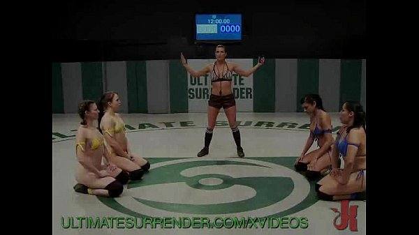 Ultimate Surrender – Babes in Bikinis Wrestle and Fuck