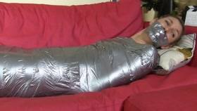 Bondage – Chilling out on Sofa