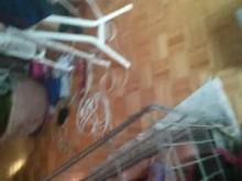 Caged slave girl getting hot wax