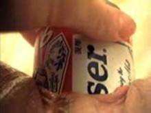 Cunt torture – Homemade – Beer in Pussy