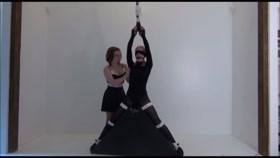 Forced Orgasm – Tickle and vibe on horse