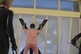 Brutal Femdom Slave Beating