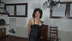 Italian MILF Hogtied – Lesbian BDSM