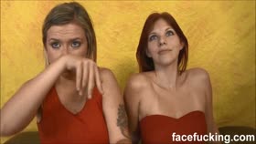 Zara and Annabel – Rough Throatfucks